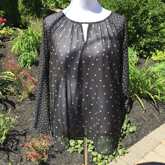 Old Navy sheer blouse