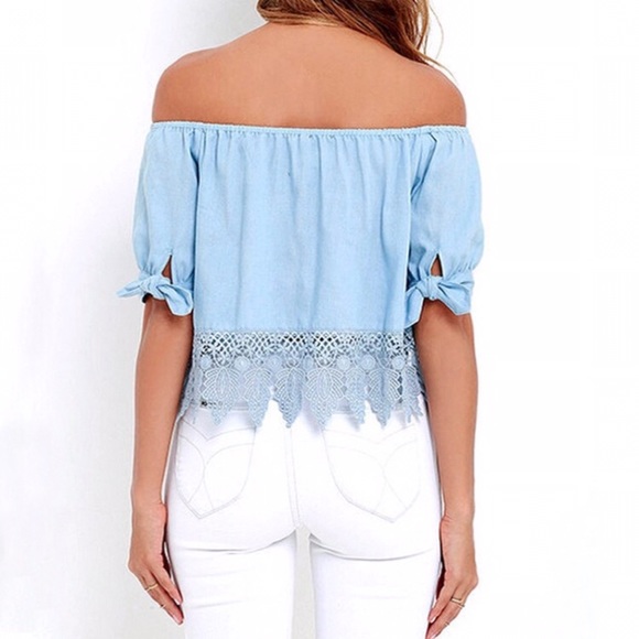 LINDSAY Off The Shoulder Top - Picture 3 of 8