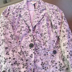 Talbots cotton blazer