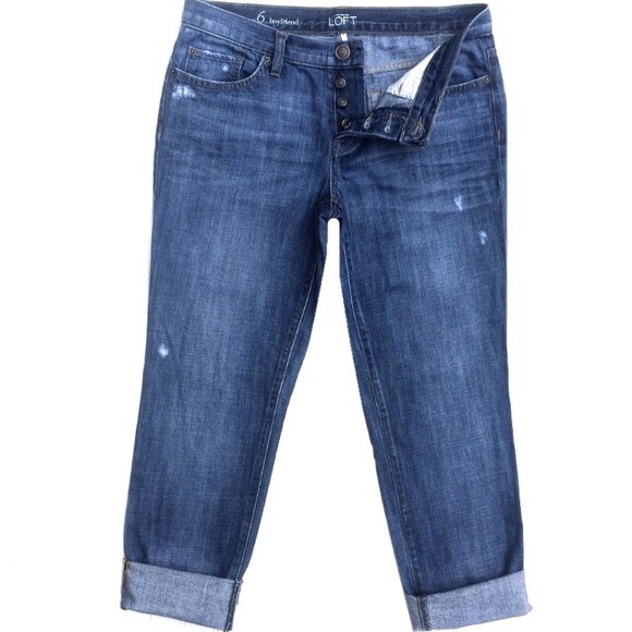 Ann Taylor LOFT Boyfriend Jeans Size 2P