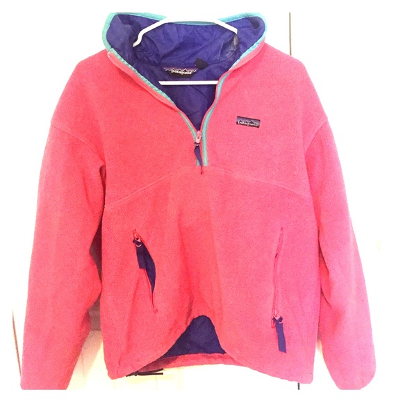 Pink and blue Patagonia Pullover