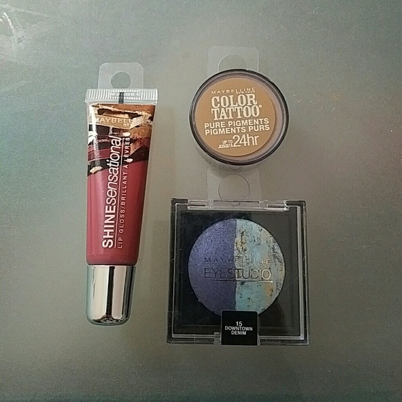 SALE Maybelline Color Tattoo Shadow Pigment  Gloss