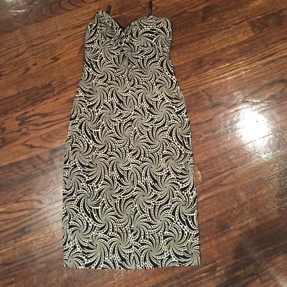 Barely worn Nicole Miller strapless dress