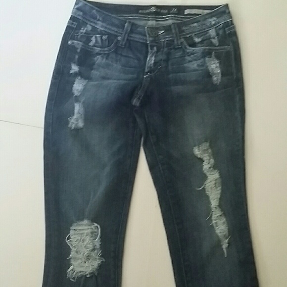 Dylan George Lucy low rise skinny Blue Jeans