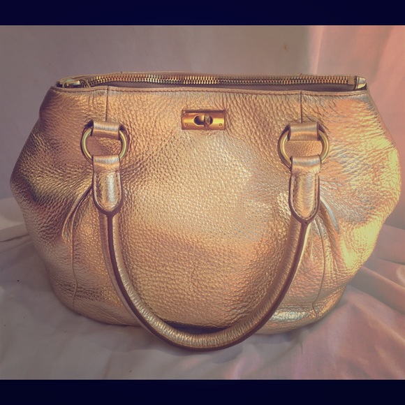 J. Crew Brompton Hobo Bag in gold.