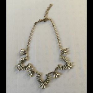 J.Crew 'Diamond' Three station Necklace