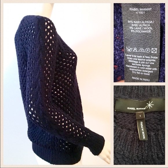 ✨SOLD✨Isabel Marant Asa Baby Alpaca Sweater - Picture 3 of 4