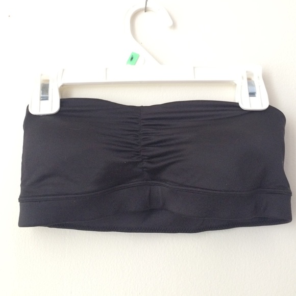 Black bandeau lightly padded