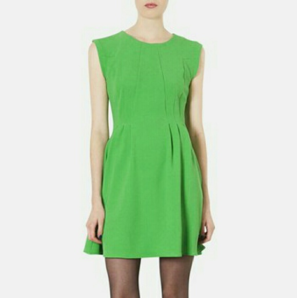 Topshop Crepe Fit and Flare Dress