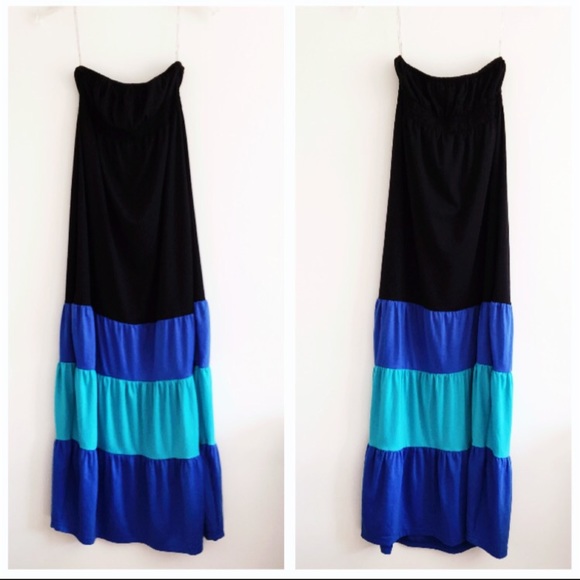 STRAPLESS MAXI DRESS - Picture 2 of 4