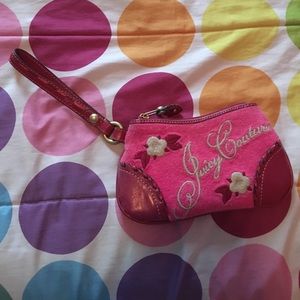 Juicy Couture pink wristlet