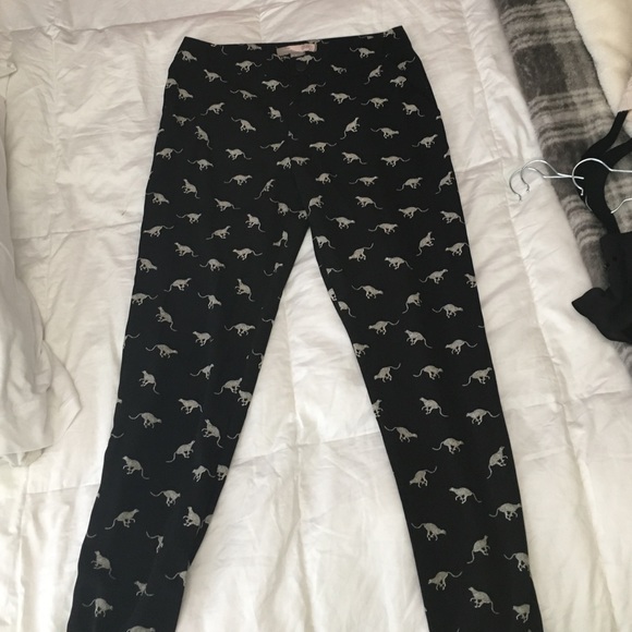cheetah cuffed pants - Picture 1 of 3