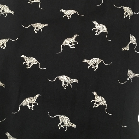 cheetah cuffed pants - Picture 2 of 3