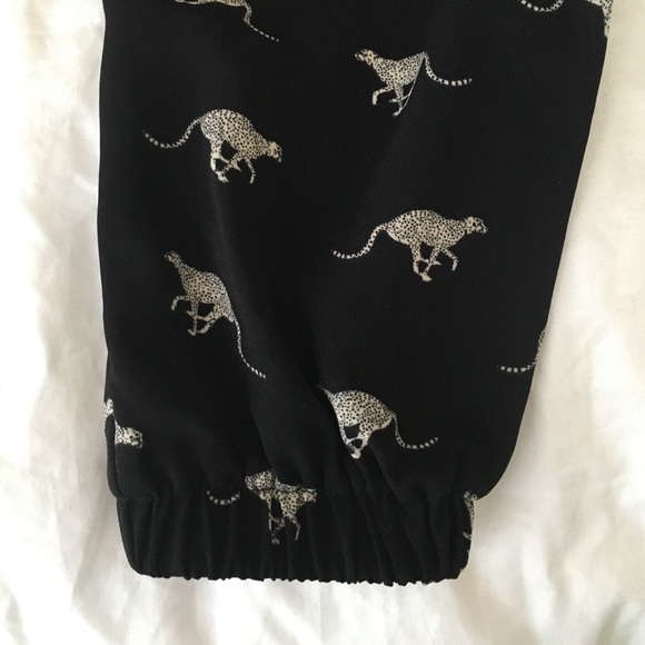 cheetah cuffed pants - Picture 3 of 3