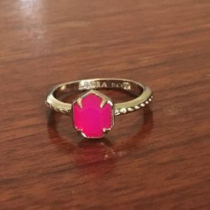 Kendra Scott pink ring