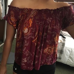 off the shoulder top