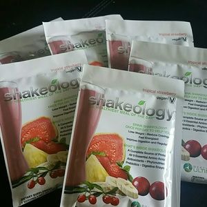 6 individual tropical strawberry vegan