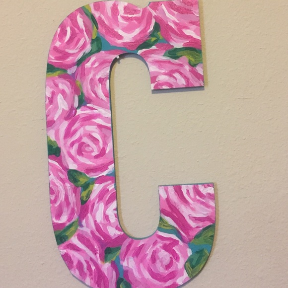 Lily Pulitzer Inspired "C"