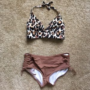 Victoria's Secret leopard top bikini