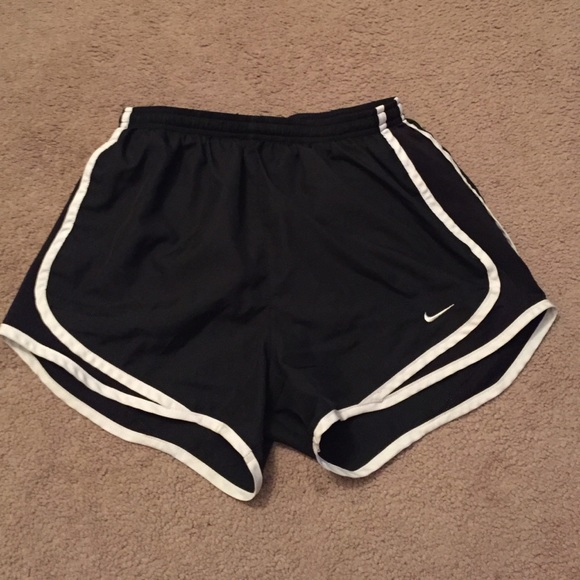 Black and white Nike shorts