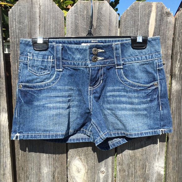 Denim shorts