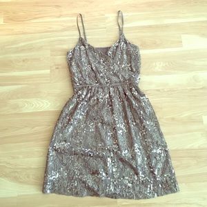 Express sequin party dress size medium