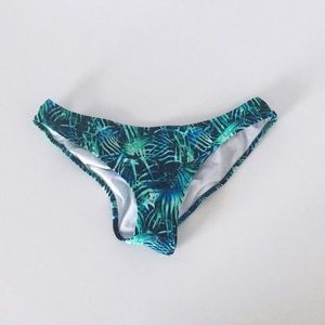 PINK VICTORIA'S SECRET FERN PRINT BIKINI