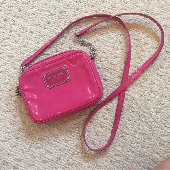 Pink Michael Kors Over Shoulder Purse