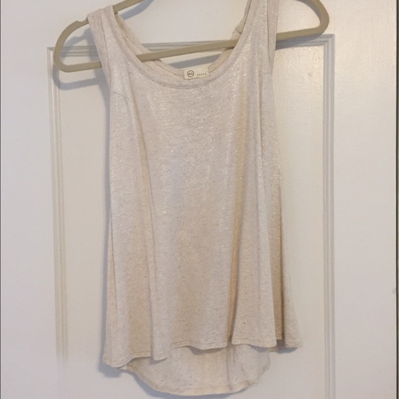 AG Adriano Goldschmied glitter tank top - Picture 1 of 4