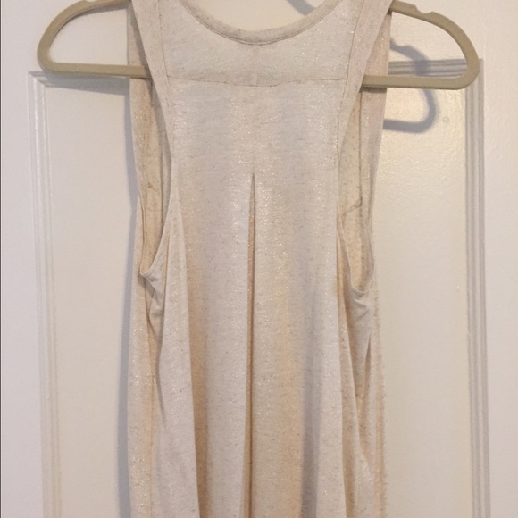 AG Adriano Goldschmied glitter tank top - Picture 2 of 4