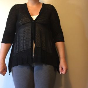 Black cardigan