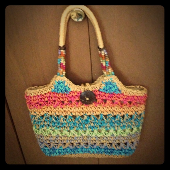 Kelly & Katie multi colored mesh purse or bag🌞💐