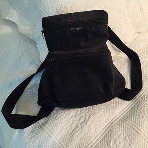 Kate Spade nylon backpack in black