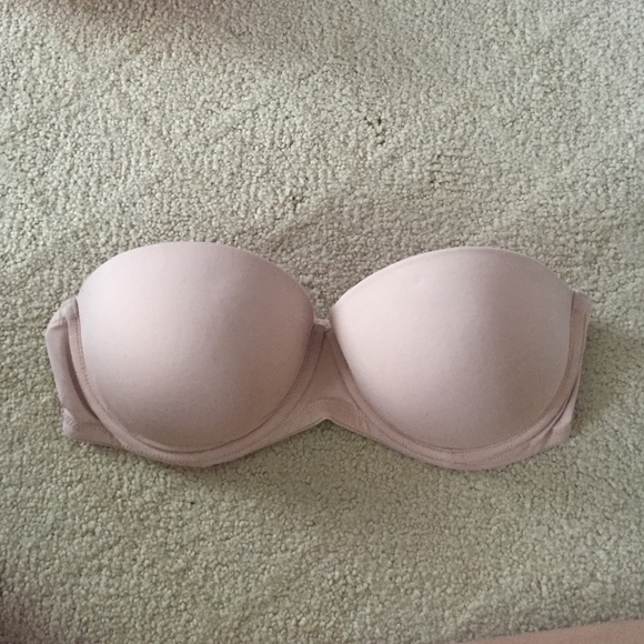 VS PINK Nude strapless bra