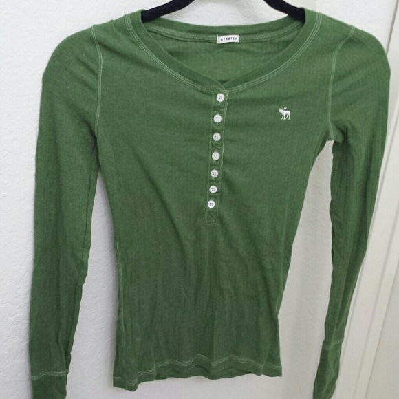 Thin fitted Abercrombie long-sleeve shirt