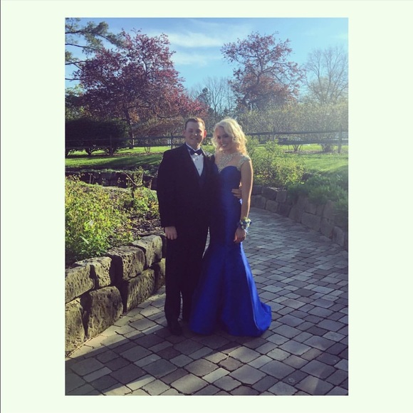 Jovani Royal Blue Prom Dress