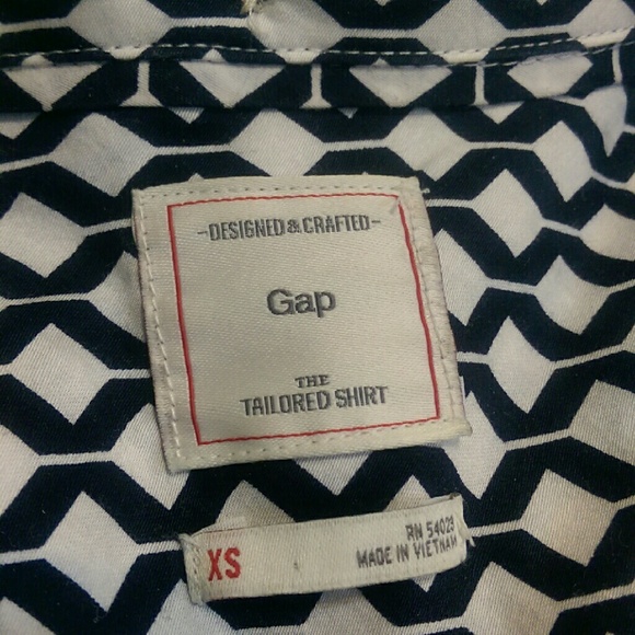 Patterned button down, tailored fit - Picture 3 of 3