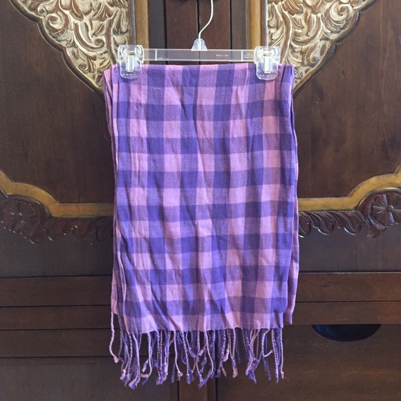 Purple scarf
