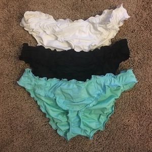 Victoria's Secret Ruffled Bathing Suit Bottoms