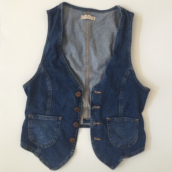 H&M Denim Vest US 8