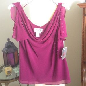 Adrianna Papell blouse Size 12.