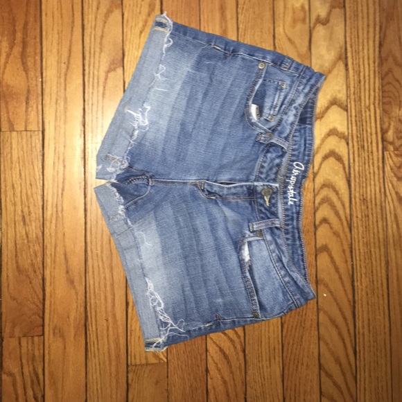 denim shorts