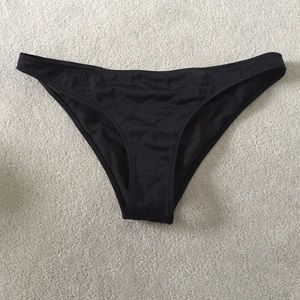 Black bikini bottoms