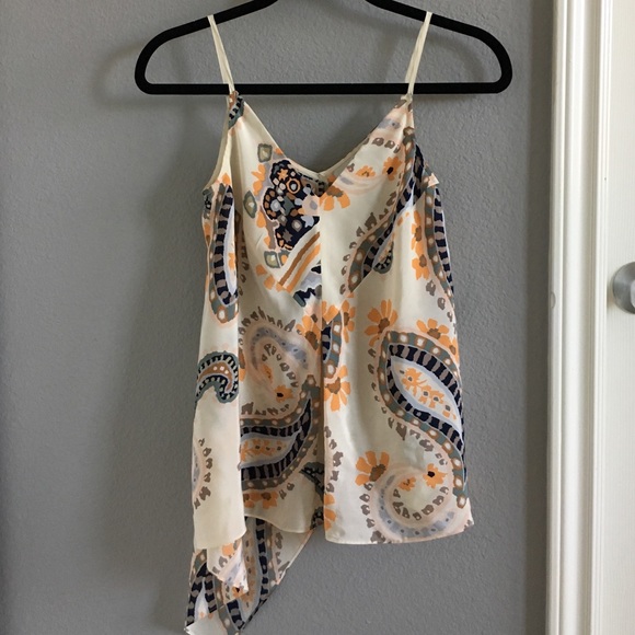 Anthropologie 100% silk tunic top