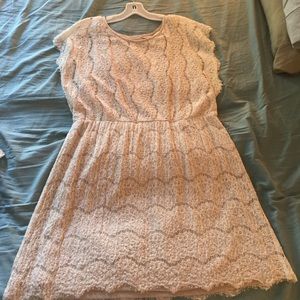 Women's cream lace dress from Forever 21 Plus+
