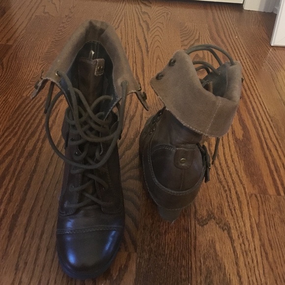 Steve Madden Heeled combat boots