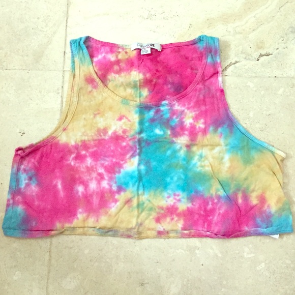 TieDye Cropped Top Size M