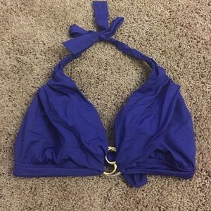 Becca Blue halter Swim top