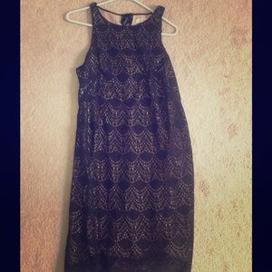 Size 10 Black Loft dress. Worn one time.