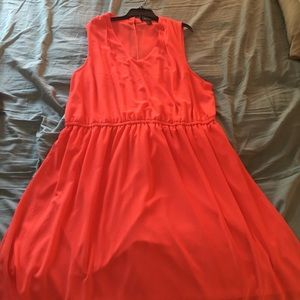 Red-orange Forever 21+ dress